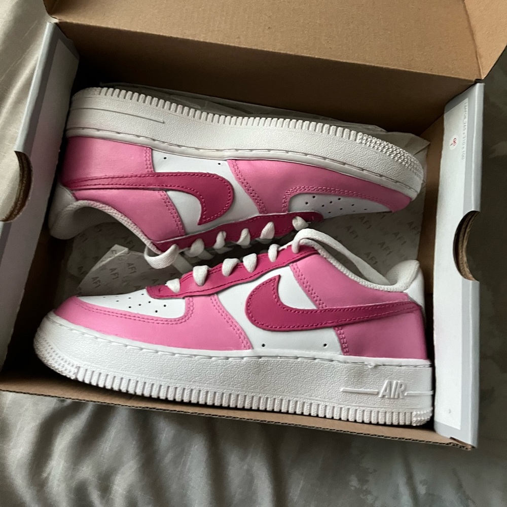 Pink Custom Air force’s